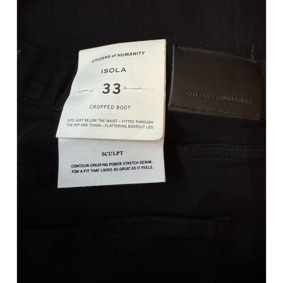 NWT Size 33 - Citizens of Humanity Isola Mid Rise Cropped Bootcut Jeans - Picture 8 of 14